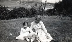 Derrick & Ivy Dutton with Spot, Beech Holme, 8 Curzon Park North, Chester circa 1920