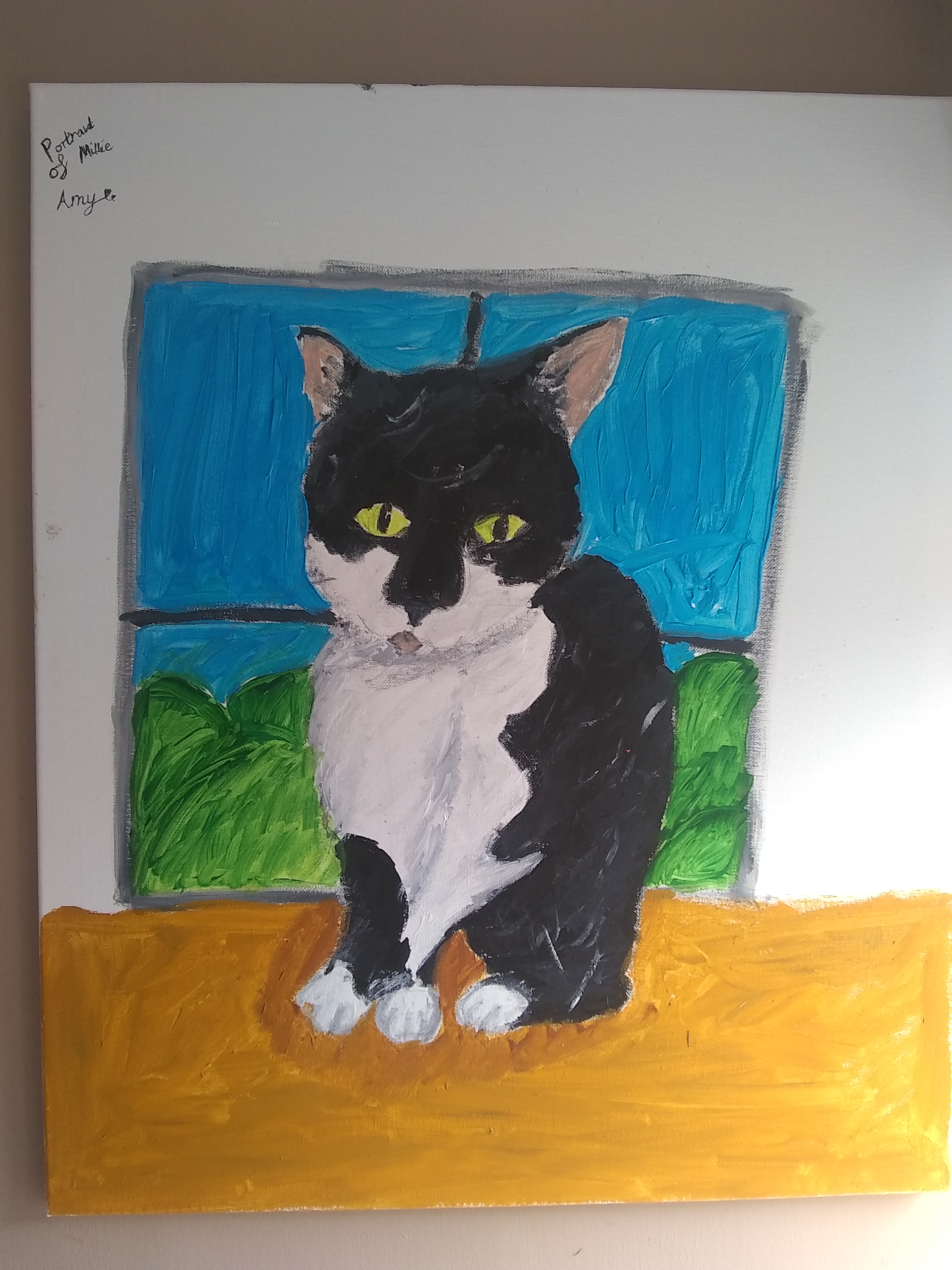 Millie Cat by Amy Hunt age 11